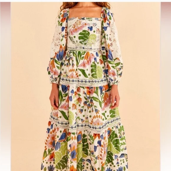 Farm Rio Garden Dress - Picture 1 of 7